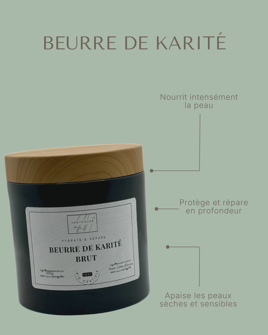 ✨ BEURRE DE KARITÉ BIO
